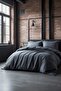 – 100% Cotton Double Duvet Cover Set |   Gray - 5