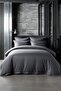 – 100% Cotton Double Duvet Cover Set |   Gray
