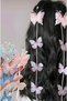 Girls' and Adults' Stoned and Sequined Mixed Color Butterfly Model Side Clip with Pins - 1 Pair
