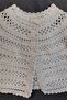 - Talia 8659 2842 Hand Knitted Cotton Thread Girl's White Cardigan - 9 / 12 Months - 3