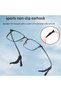 2 Pairs (4 Pcs) Anti-Slip Silicone Glasses Ear Holder, Safe Sports Work Health Safety Accessory - 4