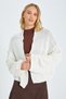 6904 Women's Wide Sleeve Detailed Knitwear Cardigan White