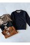 Girls / Boys V-Neck Sweatshirt - for Casual and School - Thessaloniki Fabric Sweatshirt_Rg1508 - 3