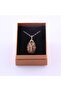 Certified Tiger Eye Original (Stones) Natural Stone Drop Pendant - M384 - 5