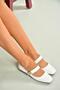 U726454509 White Women's Ballerinas - 4