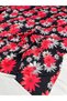 Red Lily Pattern Dress Shirt Crepe Fabric Our Product Is Sold in Pieces 1 Piece 1 Meter