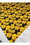 Yellow Geranium Pattern Dress Shirt Crepe Fabric Our Product Sold in Pieces 1 Piece 1 Meter - 2