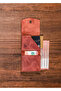 Genuine Leather Handmade Card Holder Wallet – Minimalist Design with Cash and Card Compartments