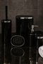 5 Piece Acrylic Bathroom Set, Stylish and High Quality Acrylic, Silver Color Detail, Black - 2