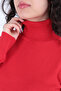 Turtleneck Sweater Red - 5