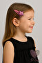 Pink Glitter Star Figured 2-Piece Clip Buckle - 2