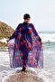Women's Hijab Swimsuit V Neck Kaftan Pareo Tie Dye Patterned - 4