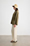 Oil Green Textured Kimono - 6