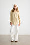 Beige Cotton Linen Shirt - 2