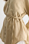 Beige Cotton Linen Shirt - 4
