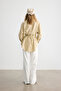 Beige Cotton Linen Shirt - 7