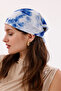 Sky Blue Patterned Scarf Estascarf - 4