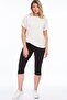 Women's Large Size Black Viscose Leggings Trousers 65n27515 - 4