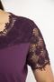 Women's Plum Plus Size Cotton Fabric Lace Detailed Blouse 65n35924 - 6