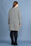 Women's Large Size Black Houndstooth Patterned Unlined Jacket 65n20583 - 7
