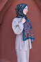 Anatolian Motifs | Ethnic-Patterned Cotton Shawl - 4