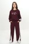 Girl's 100% Cotton 2 Thread Garnished Striped Horse & Top Tracksuit Set – Double Color Bottom Top Set-297