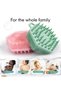 Silicone Body Scrubber & Scalp Massager 2 in 1 Exfoliating Shower Brush & Shampoo Brush - 7