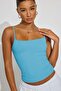 Blue Thin Strap Cotton Basic Undershirt Sh169 - 6