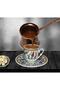 Armada Cini AR 642 Single Tulip Gold Gilt Porcelain 6-Piece Cup Set - 2