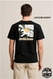 J&J Jjmine Men's Logo Back Printed T-Shirt Black A0000 - 4
