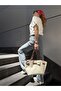 Women's Leo Model Nubuck Lock Detailed Hand and Shoulder Bag - 2