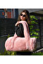 Pabtex Plush Fabric Sports Bag – Large Size (65 cm), Soft and Stylish Design