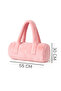 Pabtex Plush Fabric Sports Bag – Medium Size (55 cm), Soft and Stylish Design - 4