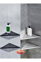 Bathroom shelves corner storage rack stainless steel triangle towel storage shower rack bathroom accessories - 2