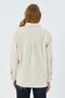 4569 Women's Dirty Stitched Linen Shirt Stone - 6