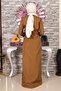 عباية بسحاب تان 10012 - 5