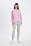 Jogger High Waist Thin Sweatshirt Trousers