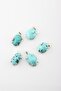 Certified Turquoise (Gemstone) Natural Stone Pendant Included with Silver Chain - 5