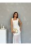 Skirt Hem Chiffon Detail Evening Dress Graduation Wedding Women's Dress - 2