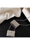 Titanium Steel Pendant Mini Bag Pendant Woven Korean Design Trend Christmas New Year Gift for Lover - 5