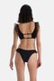 Black Low Waist Bikini Bottom - 2