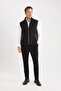 Slim Fit High Collar Lined Seasonal Vest with Zipper Pockets D7536Ax25Sp - 2