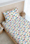 Single Fitted Sheet Set - Iconic Series - Color Business Machinery - 3