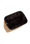 Women's Black Color Detailed Jute Straw Portfolio & Clutch Bag - 7