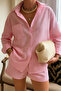 Women's Mink Detailed Canvas Portfolio & Clutch Bag - 2