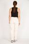 Women's Ecru Large Size 5 Pocket Jeans 65n35980 - 4