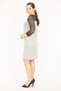 Women's Large Size Gray Lace Detailed Dress 65n21247 - 7
