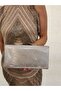 Women's Snake Silver Evening Dress Clutch Chain Strap Hand Wedding Engagement Night Shoulder Bag - 2
