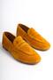 Mubiano Genuine Leather Collection Women's Suede Loafer & Ballet Ballet Mustard -Mcmng2103-Hrd - 4
