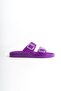 Summer Women's Jelly Mat Purple Flat Slippers-Mstb146-Mr - 3